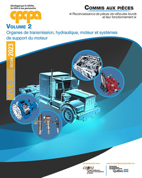 Reconnaissance de pièces de véhicules lourds et leur fonctionnement  Vol 2 Organes de transmission, hydraulique, moteur et systèmes de support du moteur | MVE-208
