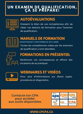 Des trousses de préparation aux examens de qualification accessibles en ligne !